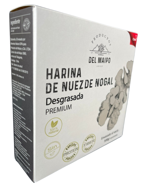 Harina de Nuez de Nogal 500 gr Desgrasada.
